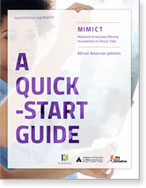 Document cover - MIMICT quick start guide